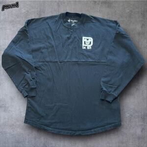 Walt Disney World Shirt Womens Small Black Spirit Jersey Long Sleeve Est 1971